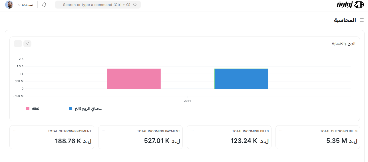 Accounts Dashboard